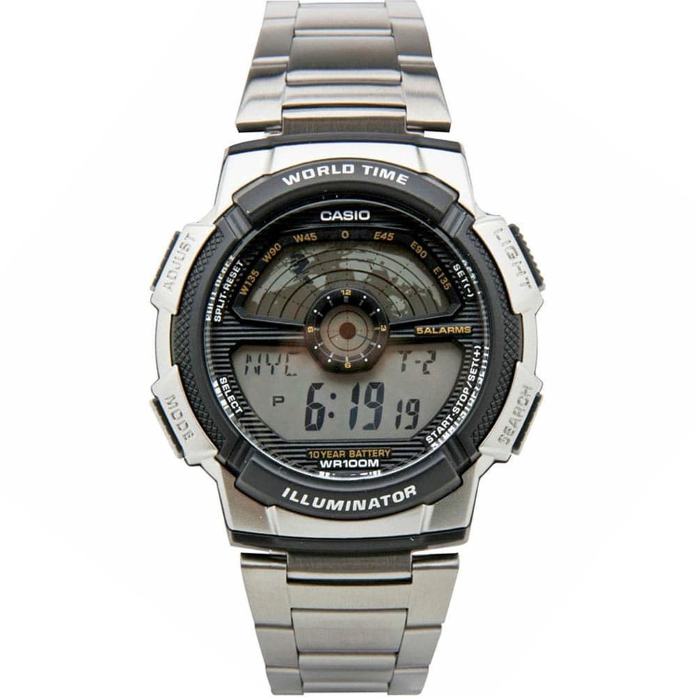 Casio AE-1100WD-1AV Men’s Steel Strap Digital Watch