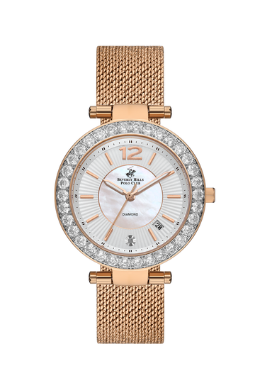 BHPC BP3589C.420 Ladies 3 Hands Glass Diamond Dial Women’s Watch