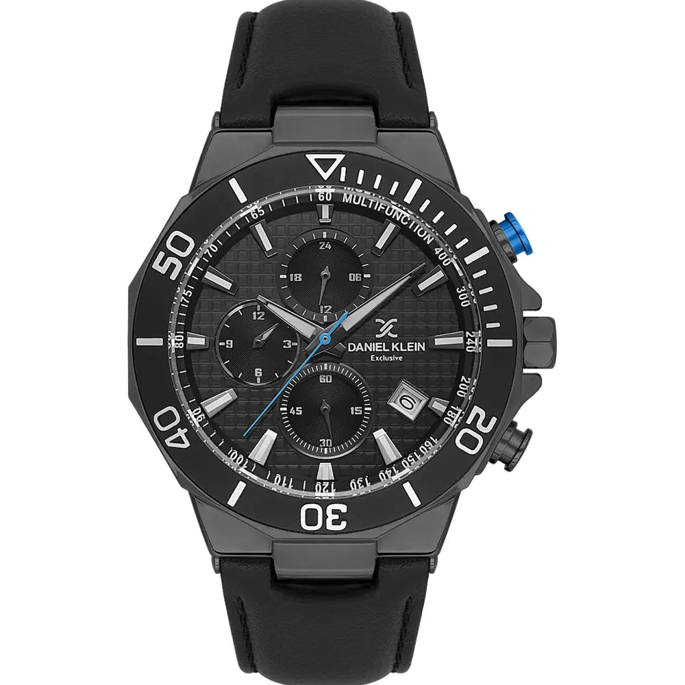 Daniel Klein DK13841-3 Leather Band Men Watch