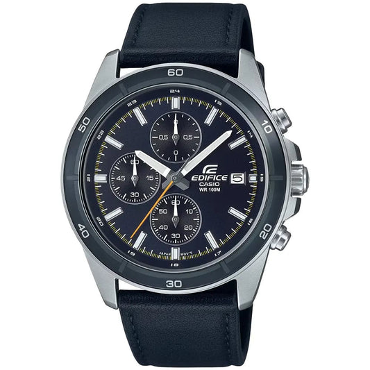 Casio EFR-526L-2C Men’s Blue Leather Strap Chronograph Watch
