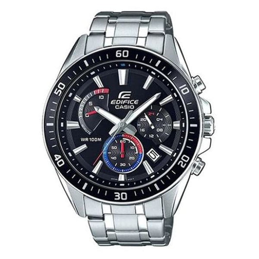 Casio EFR-552D-1A3 Men’s Black Steel Strap Chronograph Watch