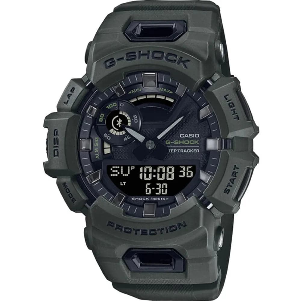 Casio G-Shock GBA-900UU-3A Men’s Green Rubber Strap Digital-Analog Watch