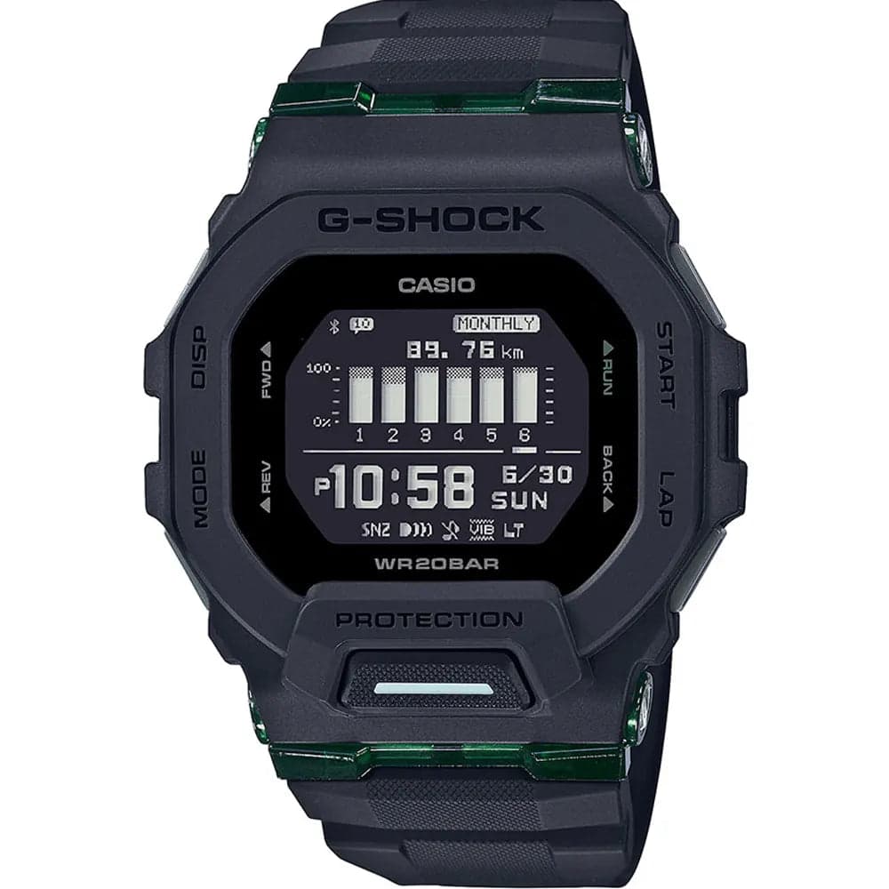 Casio G-Shock GBD-200UU-1D Men’s Black Resin Strap Digital-Analog Watch