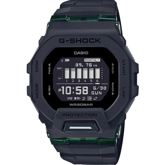 Casio G-Shock GBD-200UU-1D Men’s Black Resin Strap Digital-Analog Watch