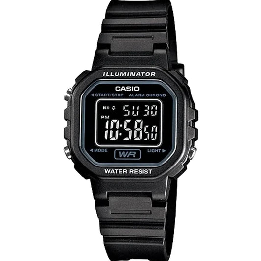 Casio LA-20WH-1B Unisex Black Resin Strap Digital Watch
