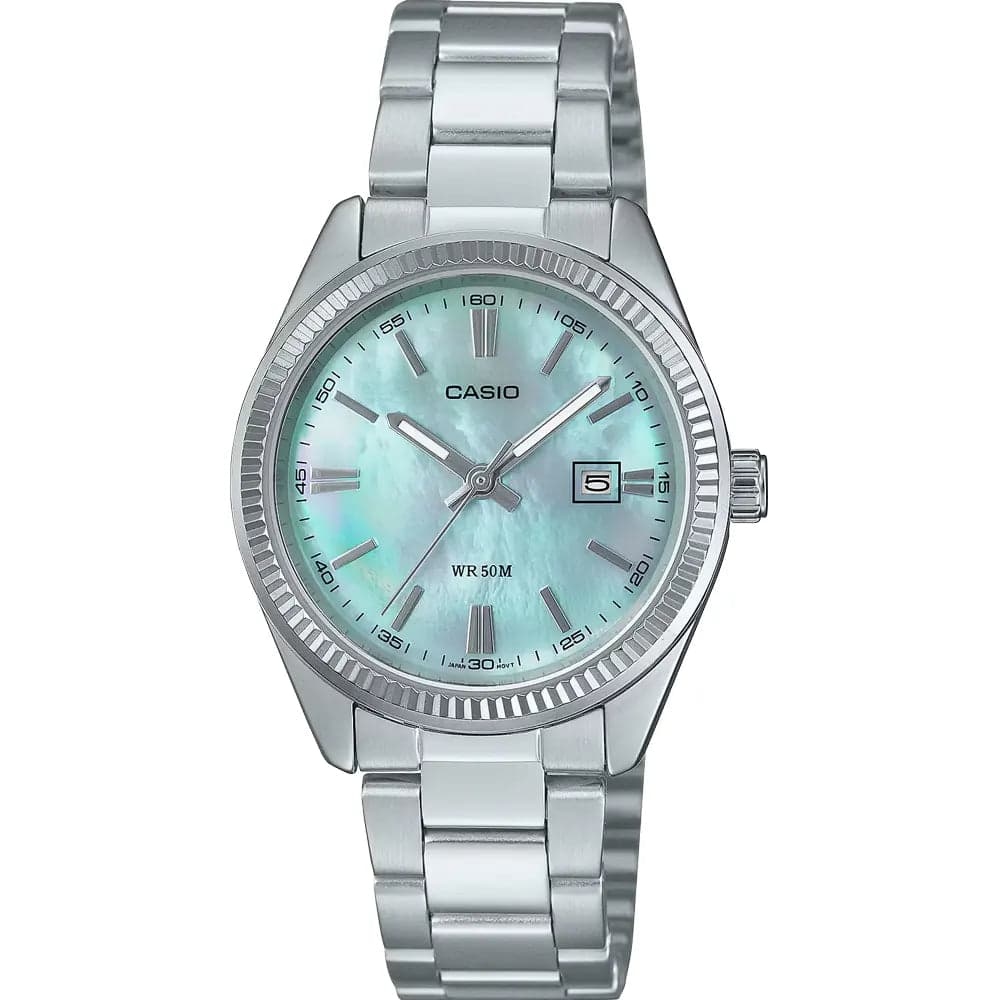 Casio LTP-1302DS-2A Women’s Silver Steel Strap Analog Watch