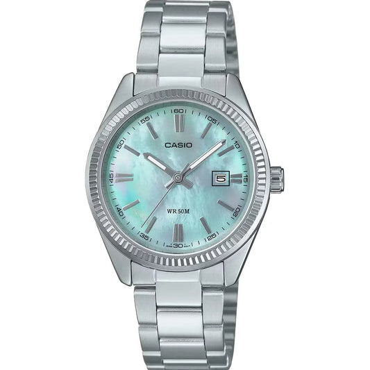 Casio LTP-1302DS-2A Women’s Silver Steel Strap Analog Watch
