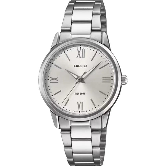 Casio LTP-1303DD-7A Women’s Silver Steel Strap Analog Watch