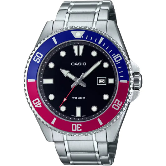 Casio MDV-107D-1A3 Metal Band Men Watch