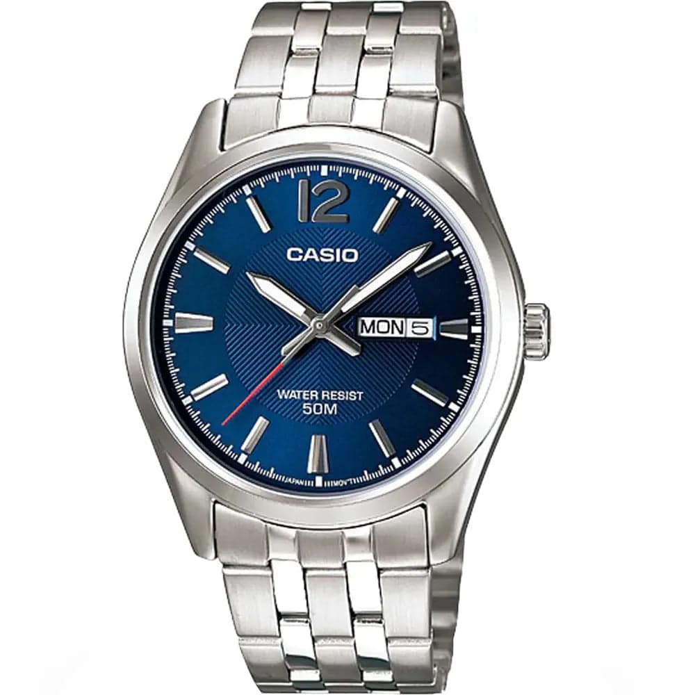 Casio MTP-1335D-2A Men’s Blue Steel Strap Analog Watch