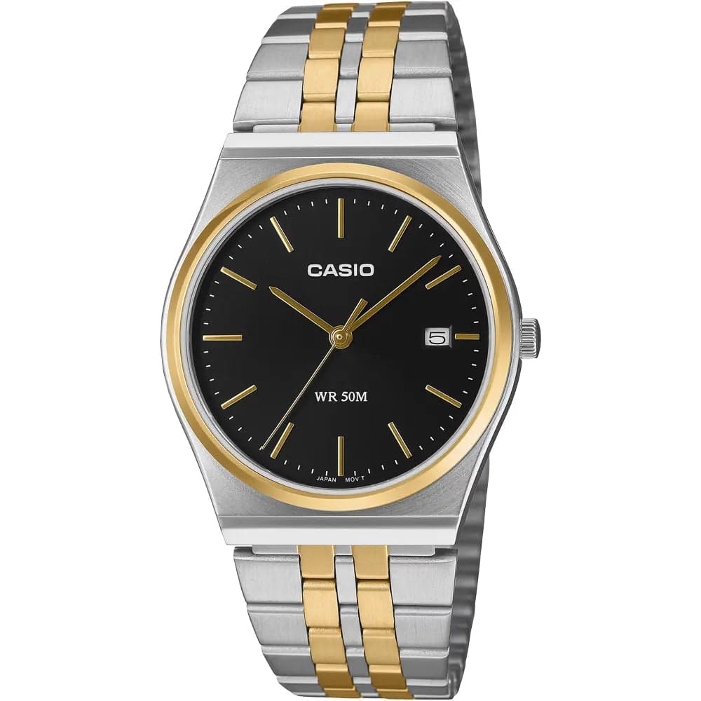 Casio MTP-B145SG-1A Men’s Gold Steel Strap Analog Watch