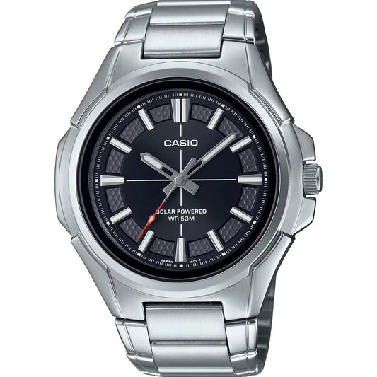 Casio MTP-RS100D-1A Men’s Black Steel Strap Analog Watch