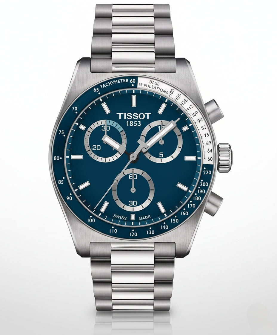 TISSOT T149.417.11.041.00 Men’s Quartz Swiss Made Silver Stainless Steel Blue Dial 40mm Watch T149.417.11.041.00