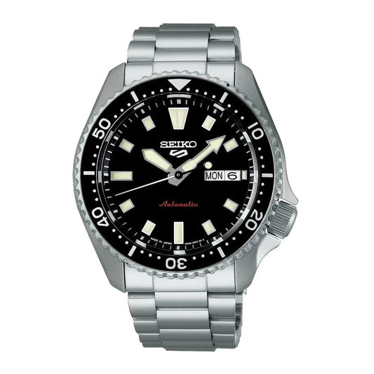 Seiko 5 Sports SBSA305 Men’s Silver Steel Strap Analog Watch