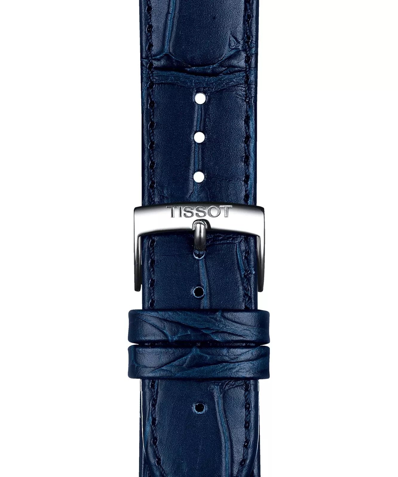 TISSOT T122.410.16.043.00 Men’s Quartz Swiss Made Leather Strap Blue Dial 40mm Watch