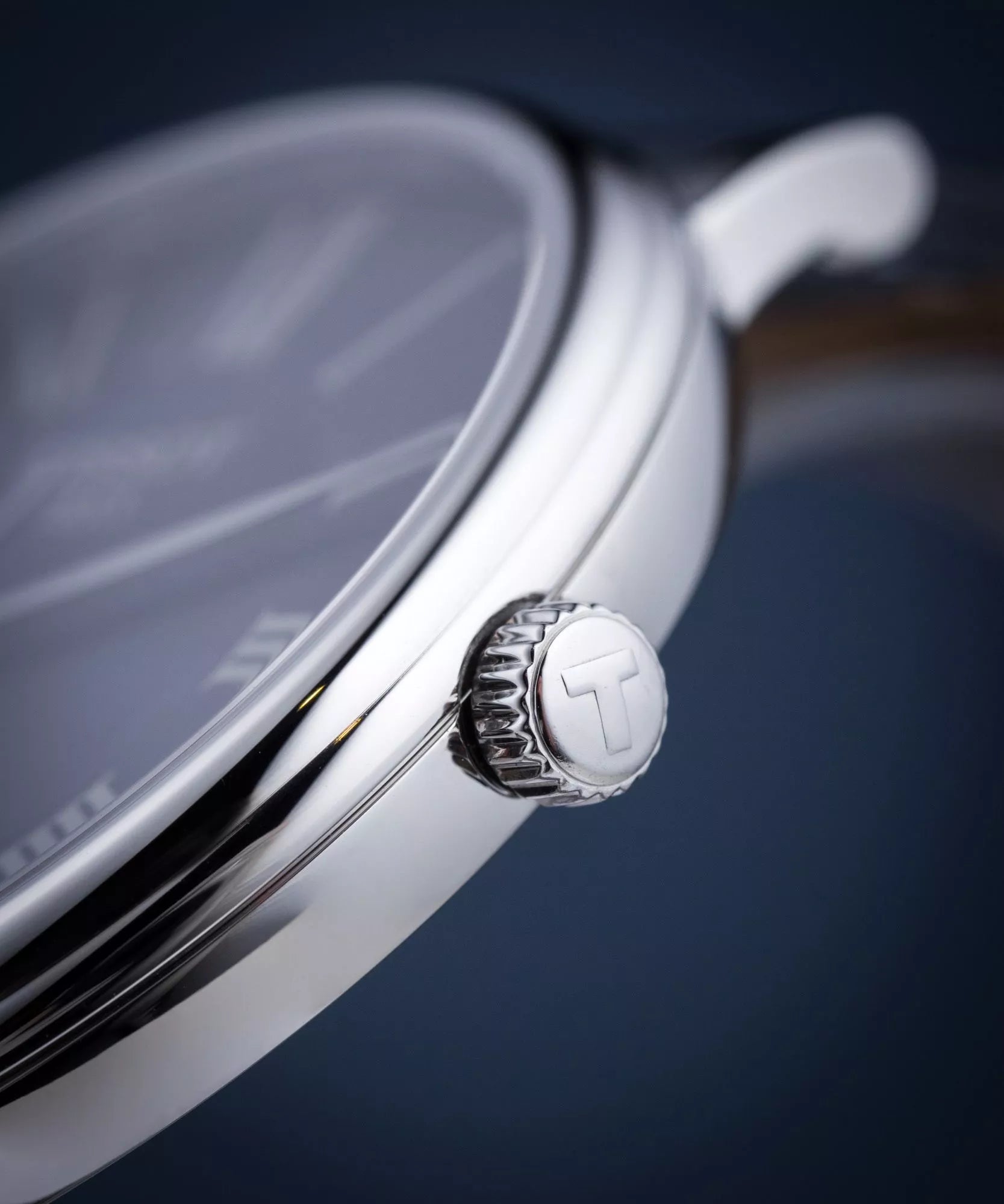 TISSOT T122.410.16.043.00 Men’s Quartz Swiss Made Leather Strap Blue Dial 40mm Watch