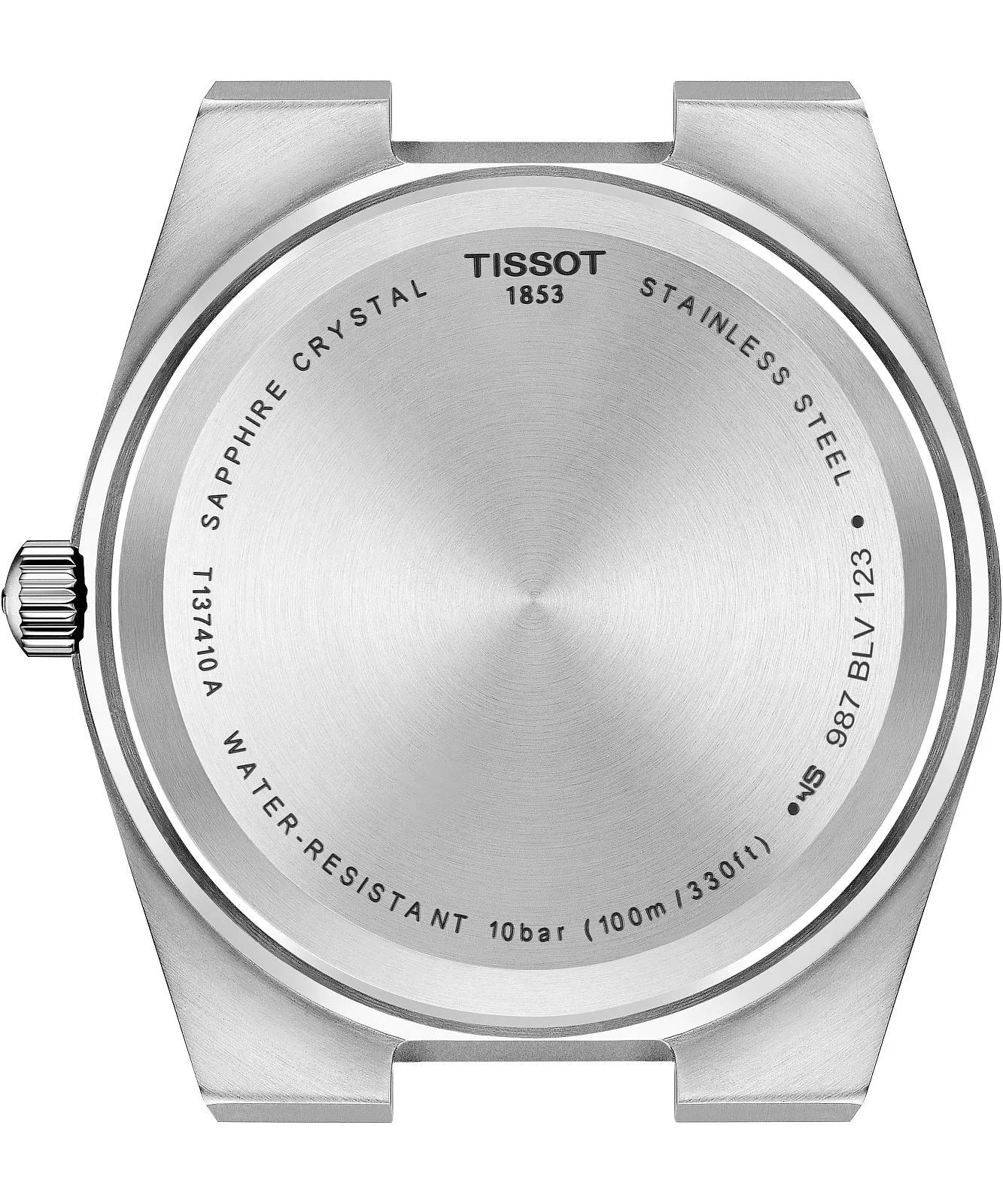 TISSOT T137.410.17.011.00 PRX Men’s Quartz Swiss Made White Silicone Strap Watch