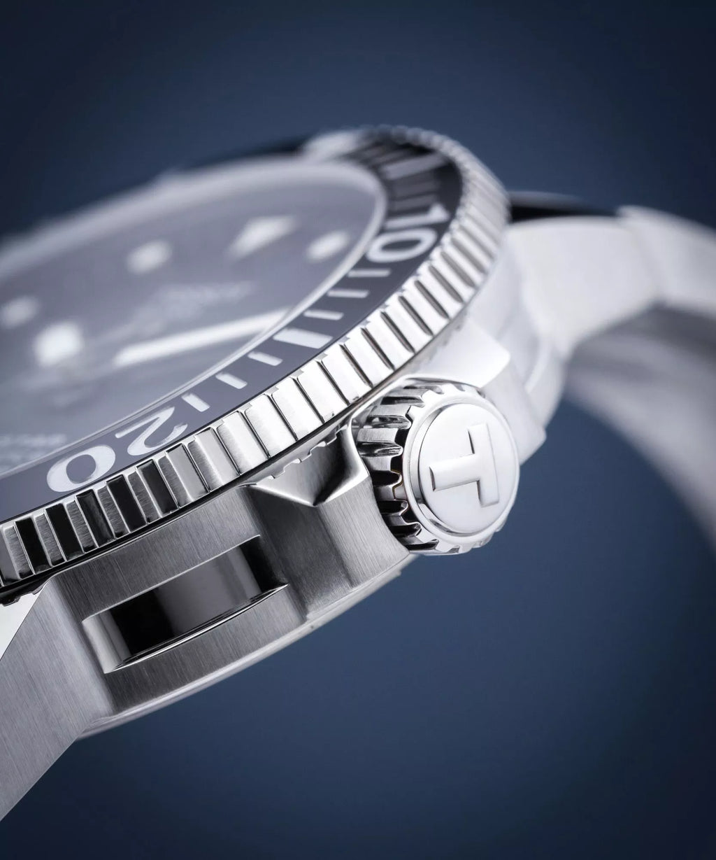 TISSOT T120.407.11.091.01  Men’s Swiss Made Powermatic Silver Stainless Steel Green Dial 43mm Watch